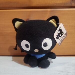 Chococat Black Cat Sanrio Fiesta 2011 Plush Doll Stuffed Animal Toy Tags 6.5"